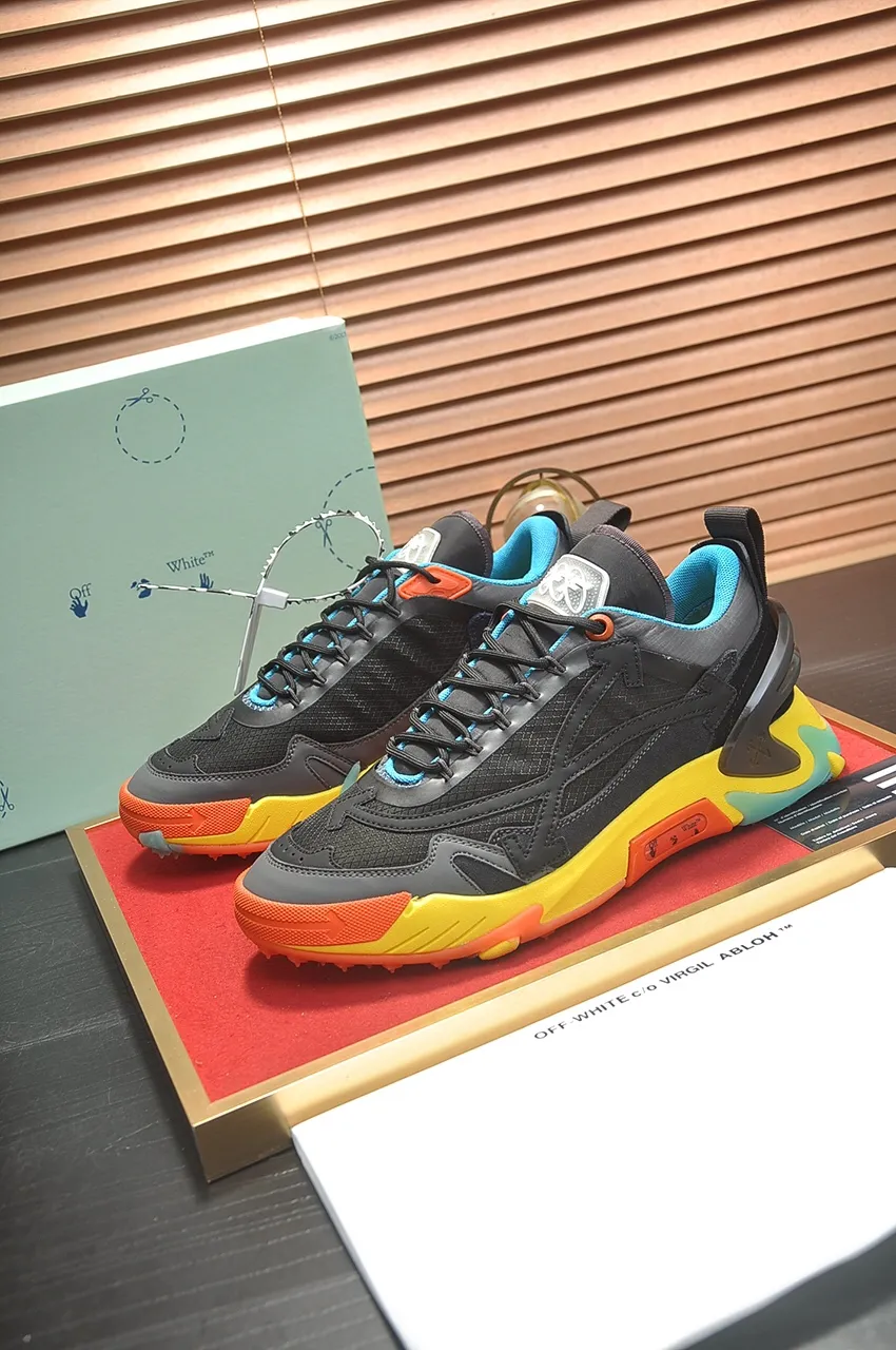 Men's men's shoes💰660💶【off-white】👫 Original one-to-one replica, high-end quality🥳The latest model has not been listed on the official website yet, the top version. Fabric: Imported open-edge beaded laminated leather Lining: Imported breathable mesh Outsole: New material imported TPU combination sole Male 38-44 (customized at 45)